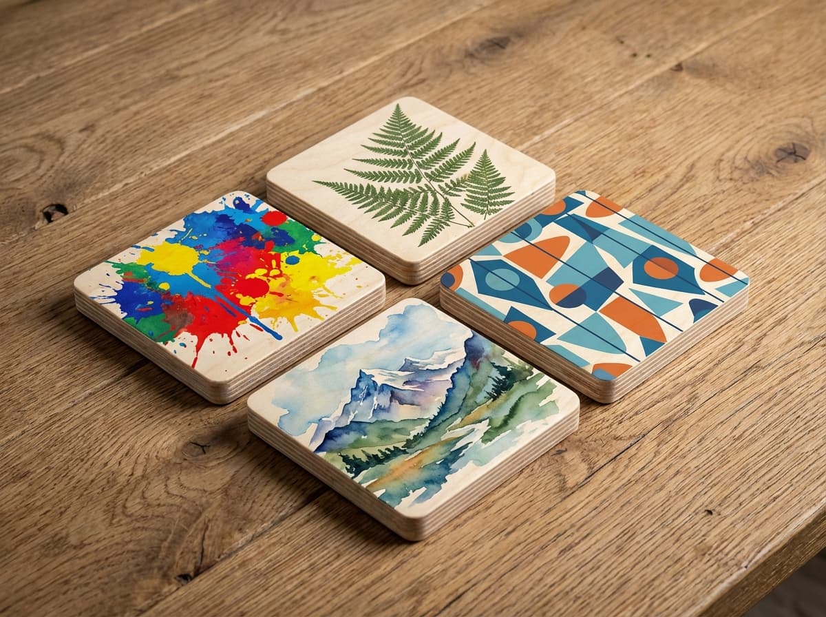 UV Printed Coaster Set - hero product shot