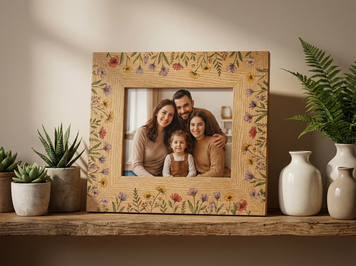 UV Printed Wood Photo Frame